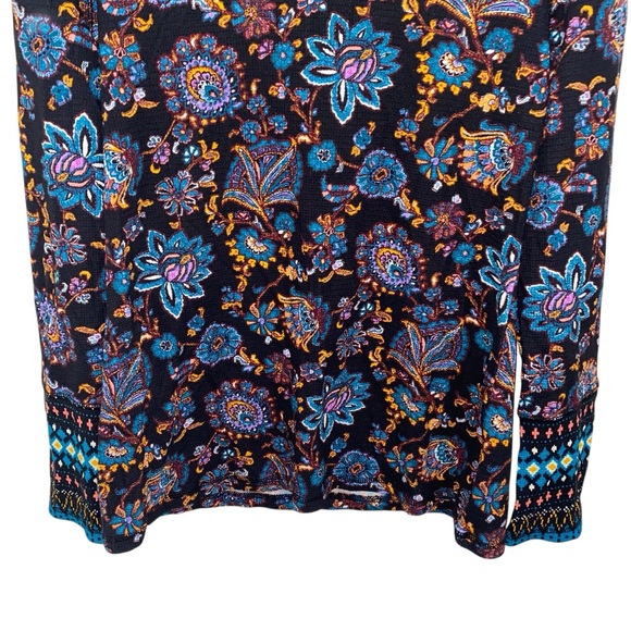 NWT New Sundance Perfect Pathways Floral Print Long Sleeve Top Size Large - Picture 6 of 12